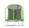 Батут EVO Jump Cosmo 8ft (244 см) (Green) с внутренней сеткой и лестницей - Sport Kiosk