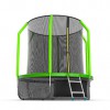 Батут EVO JUMP Cosmo 8ft (244 см) + Lower net с внутренней сеткой и лестницей + нижняя сеть - Sport Kiosk