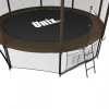 Батут UNIX line Black&Brown 12 ft (366 см) (outside) - Sport Kiosk