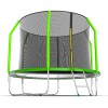 Батут EVO Jump Cosmo 10ft (305 см) (Green) с внутренней сеткой и лестницей - Sport Kiosk