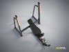 Скамья-стойка для жима под углом вверх (Olympic Bench Incline) DHZ E-1042В  - Sport Kiosk