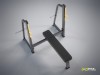  Скамья-стойка для жима штанги лежа (Olympic Bench) DHZ  E-1043В - Sport Kiosk