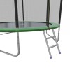 Батут EVO JUMP External 8ft (244 см)  (зеленый) СКЛАДНОЙ с внешней сеткой и лестницей - Sport Kiosk