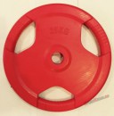 Блин, диск обрезиненный цветной (D 50 мм.) 25 кг. - Sport Kiosk