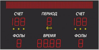 Электронное спортивное табло №2 (для баскетбола) - Sport Kiosk