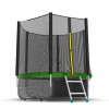 EVO JUMP External 6ft (183 см) +Lower net. Батут с внешней сеткой и лестницей + нижняя сеть - Sport Kiosk