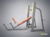 Скамья-стойка для жима под углом вверх (Olympic Bench Incline) DHZ E-1042В  - Sport Kiosk