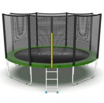 Батут EVO JUMP External 12ft (366 см) с внешней сеткой и лестницей - Sport Kiosk