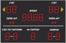 Электронное спортивное табло №3 (для волейбола) - SportKiosk, г. Сургут, пр. Мира 33/1 оф.213