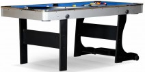 Складной бильярдный стол для пула «Team I» 6 ф (черный) ЛДСП - Sport Kiosk