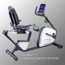 Горизонтальный велотренажер Clear Fit CrossPower CR 200 - Sport Kiosc