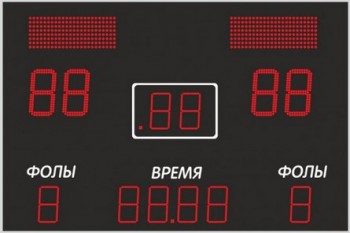 Электронное спортивное табло №15 (для баскетбола) - Sport Kiosk