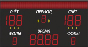 Электронное спортивное табло №6 (для баскетбола) - Sport Kiosk